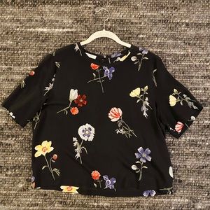 Equipment floral blouse